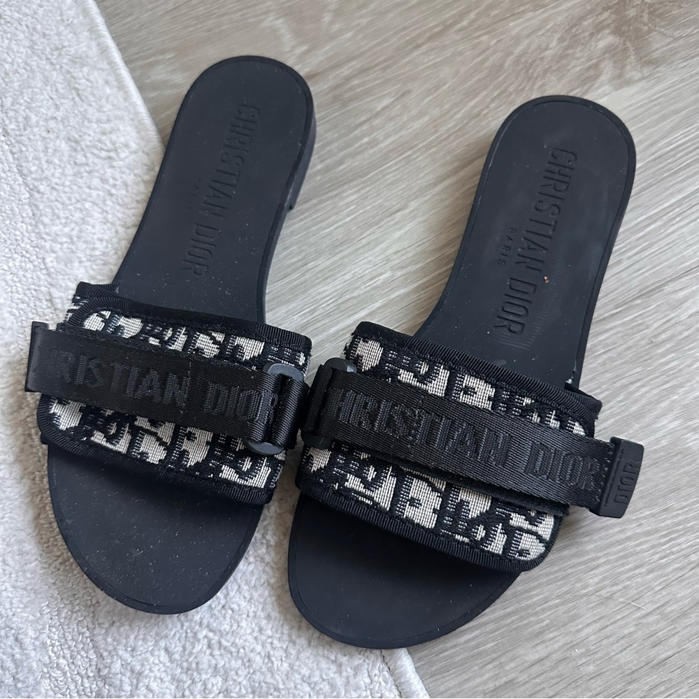 Black and White Women's Sandals
